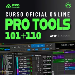 Imagem de capa para o Curso online PT 101+110 - Curso Oficial Avid