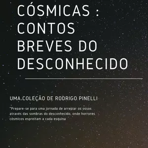 Imagem de capa para o Ebook Sombras Cósmicas Contos Breves do Desconhecido