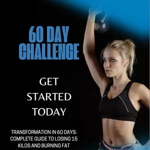 Cover image for Ebook Transformation in 60 Days: Complete Guide to Losing 15 Kilos and Burning Fat