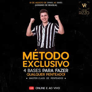 Imagem de capa para o Curso online Master Class de Penteados com Vitor Rizzo