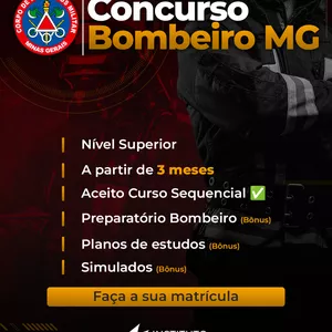 Imagem de capa para o Curso online Superior Sequencial Bombeiro MG 