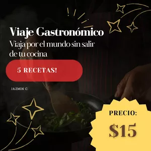 Imagen de portada para Ebook Viaje Gastronómico - Recetas de Alta Cocina E-book 