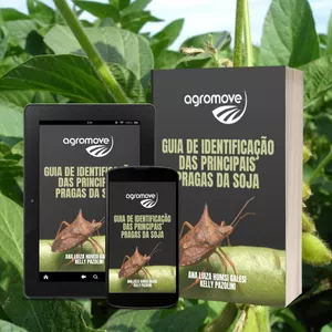 Imagem de capa para o Ebook Guia de identificação e controle das principais pragas da soja