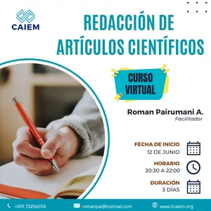 Imagen de portada para Curso online Redacción de Artículos Científicos