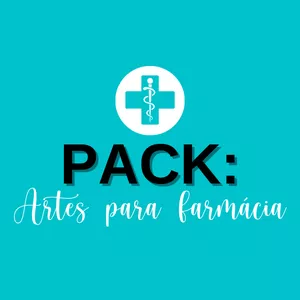 Imagem de capa para o Ebook Pack: Artes para Farmácias