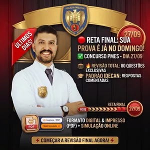 Imagem do curso Simulado Completo PMES SOLDADO 2026 – Nível Médio – Banca IDECAN