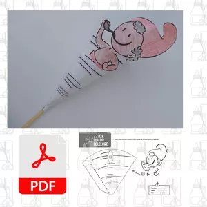 Imagem de capa para o Ebook Atividade folclore - Saci