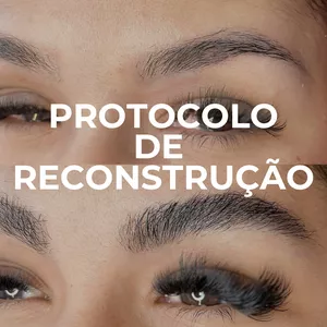 Imagem de capa para o Curso online PROTOCOLO DE RECONSTRUÇÃO DE SOBRANCELHAS