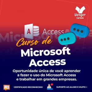Imagem de Curso Microsoft Access criado por Venger Cursos na hotmart