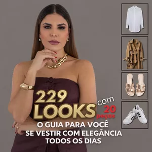 Imagem de capa para o Ebook Guia 229 Looks com 20 peças