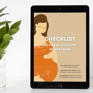 Imagem de capa para o Ebook E-book: Checklist do Casal que Quer Engravidar