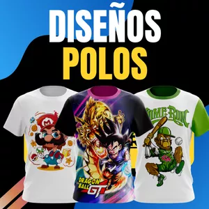 Imagen de portada para Ebook Diseños Polos - Camisetas Estampado 