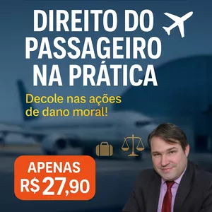 Imagem de capa para o Curso online Direitos do passageiro na prática: Decole nas ações de dano moral
