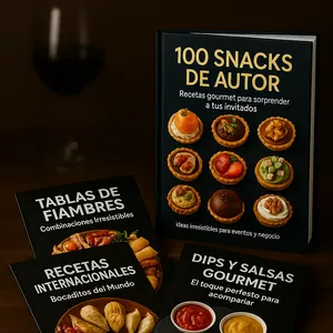 Imagen de portada para Curso online +200 Snacks de Autor