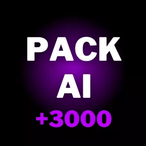 Imagem de capa para o Ebook Pack AI +3000