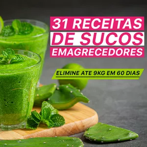Imagem de capa para o Ebook 31 Receitas de Sucos Emagrecedores