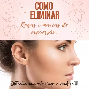 Imagem de capa para o Ebook Eliminando Rugas e marcas de expressão
