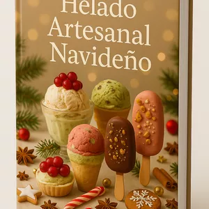 Imagen de portada para Ebook Helado Artesanal Navideño