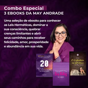 Imagem de capa para o Curso online Combo Especial 3 E-BOOKS da May Andrade