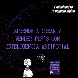 Imagen de portada para Curso online Mini Curso: Aprende a Crear y Vender PDFs con Inteligencia Artificial