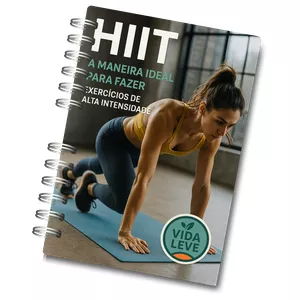 Imagem de capa para o Ebook Treinos de HIIT - Exercícios de Alto Resultado