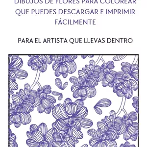 Imagen de portada para Ebook Flores para colorear