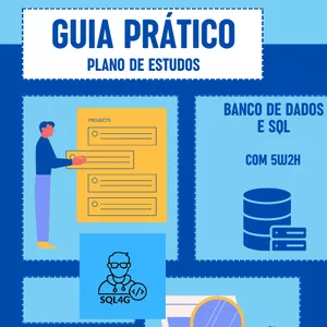 Imagem de capa para o Ebook SQL4G - Organize Seus Estudos de Banco de Dados com o Método 5W2H