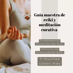 Imagen de portada para Ebook Guía maestra de reiki y meditación curativa 