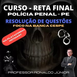 Imagem principal do produto CURSO RETA FINAL - POLÍCIA PENAL/PE