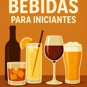 Imagem de capa para o Ebook Curso de Bebidas para Iniciantes