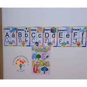 Imagem de capa para o Ebook Alfabeto de Parede Divertidamente