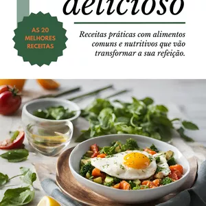 Imagem de capa para o Ebook Receitas práticas com alimentos comuns e nutritivos