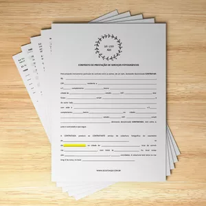Imagem de capa para o Ebook Modelo de Contrato de prestação de Serviços -  FECHE NEGÓCIO