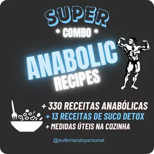 Imagem de capa para o Ebook COMBO SUPER RECEITAS ANABÓLICAS