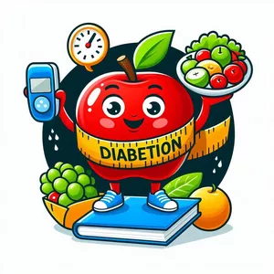 Imagem de capa para o Ebook Guia Nutrição para Diabéticos 