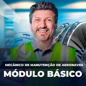 Imagem de capa para o Curso online Mecânico de Manutenção de Aeronaves - Módulo Básico