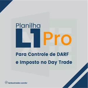 Imagem de capa para o Curso online Planilha L1Pro — Controle de DARF e IR para Day Trade na B3