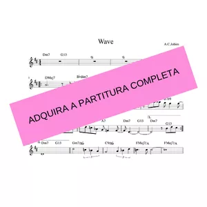 Imagem de capa para o Ebook Partitura da música Wave 