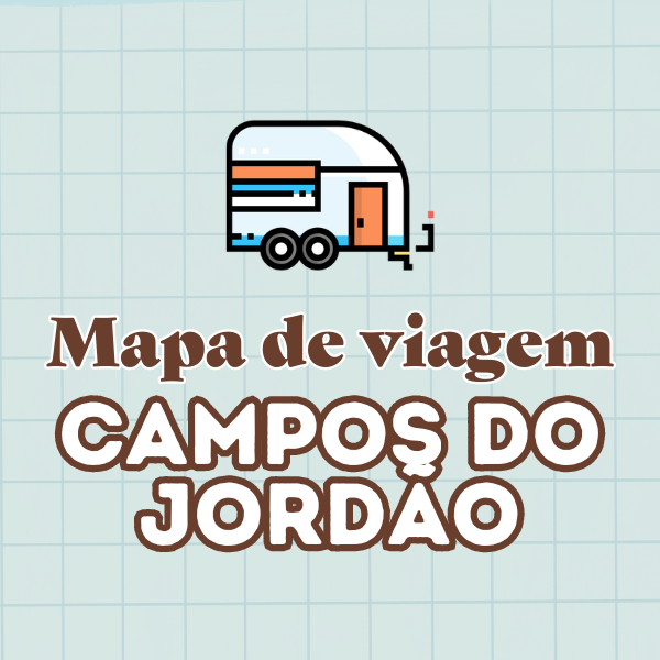 Campos do Jordão: mapa de viagem por Júlia Orige