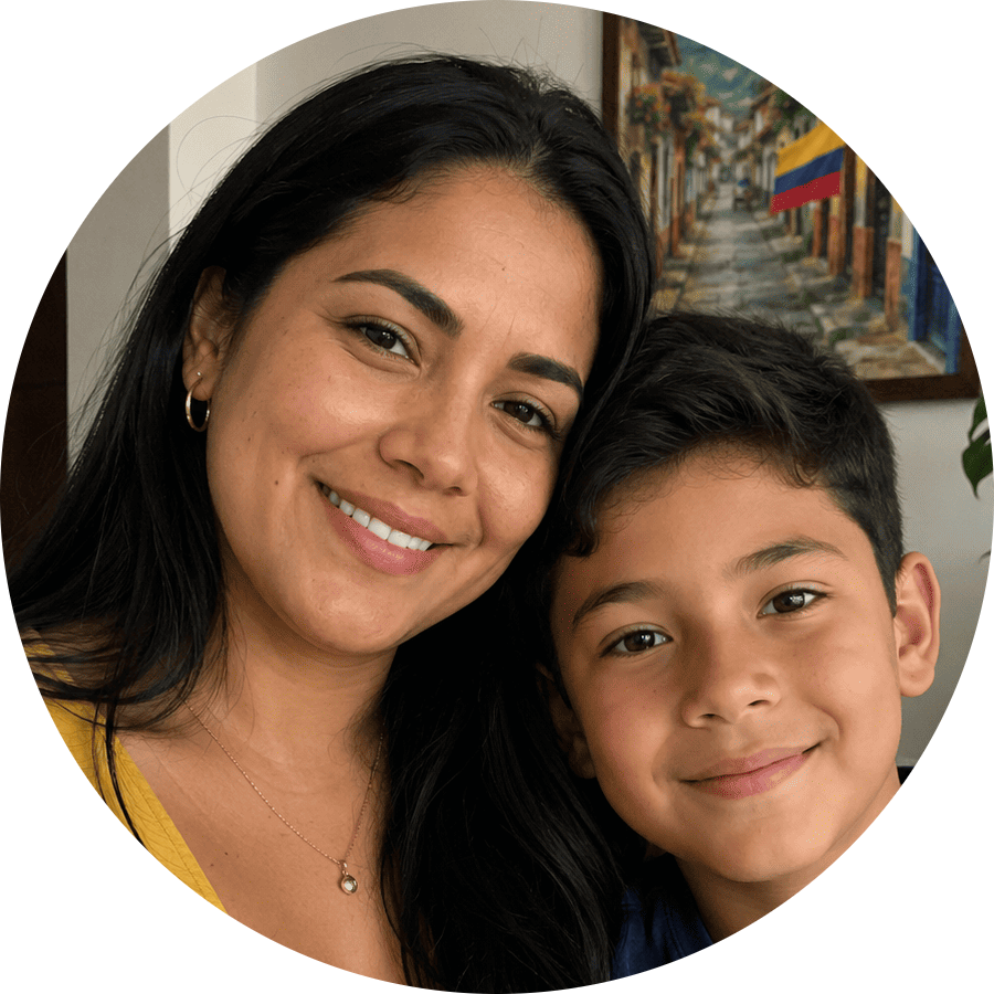 Andrea Andrea R.| Madre de un niño de 9 años