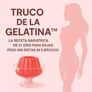 Imagen de portada para Ebook Truco de la Gelatina™ – La Receta Bariátrica de 21 Días