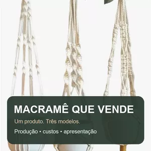 Imagem de Macramê que Vende criado por LICITA AQUI BRASIL na hotmart