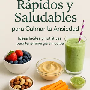 Imagen de portada para Ebook 20 Snacks Rápidos y Saludables para Calmar la Ansiedad