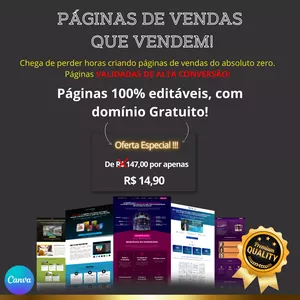 Imagem de capa para o Curso online PÁGINAS DE VENDAS QUE VENDEM 