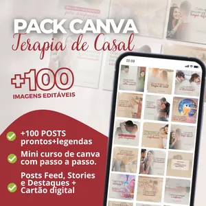 Imagem do curso Pack Canva TERAPIA DE CASAL