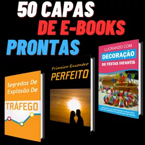 Imagem de capa para o Curso online 50 capas de e-books 