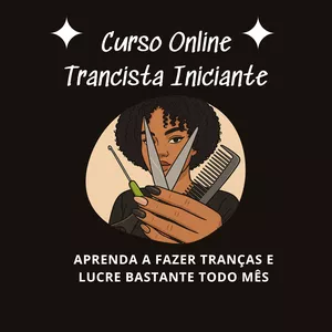 Imagem de capa para o Curso online Trancista Iniciante