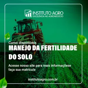 Imagem de Curso de Manejo da Fertilidade do Solo para Altas Produtividades criado por Instituto Agro na hotmart