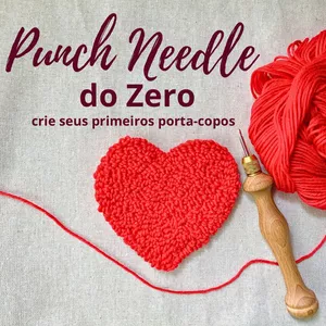 Imagem do curso Punch Needle do Zero - Crie seus primeiros porta copos