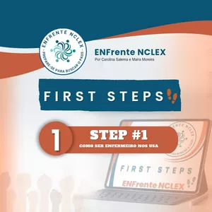 Imagem de capa para o Curso online First Steps ENFrente NCLEX: STEP 1